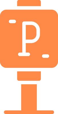 Parking Sign Creative Icon Design