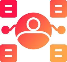 User Predictions Creative Icon Design vector