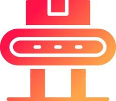 Conveyor Belt Creative Icon Design vector