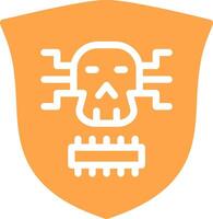 diseño de icono creativo de malware vector