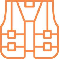 High Visibility Vest Creative Icon Design vector