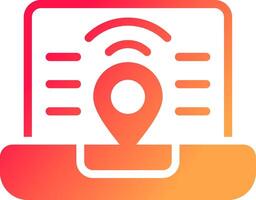 Digital Nomad Hub Creative Icon Design vector