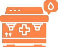 Blood Box Creative Icon Design vector