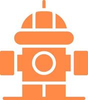 Fire Hydrant Creative Icon Design vector