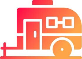 Caravan Creative Icon Design vector