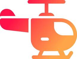 Helicopter Creative Icon Design vector