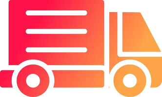 Delivery Truck Creative Icon Design vector