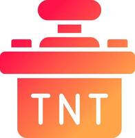 diseño de icono creativo tnt vector