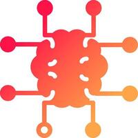 Neuroimaging Creative Icon Design vector
