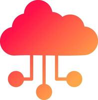 diseño de icono creativo de nube vector