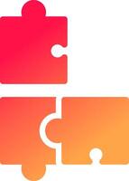 Puzzle Creative Icon Design vector