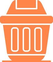 Dumpster Creative Icon Design vector