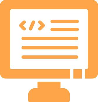 Code Creative Icon Design vector