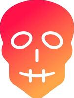 diseño de icono creativo de calavera vector