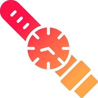 diseño de icono creativo de reloj de pulsera vector