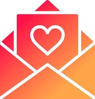 Love Letter Creative Icon Design vector