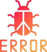 Bug Creative Icon Design vector