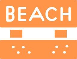 Beach Creative Icon Design vector