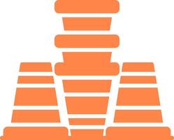 Glyph Gradient Design vector