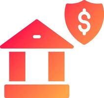 Banking Security Creative Icon Design vector