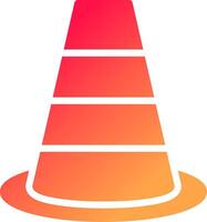 Traffic Cone Creative Icon Design vector