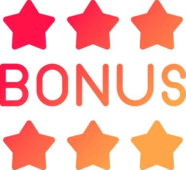 glifo degradado diseño vector