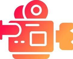 Video Camera Creative Icon Design vector