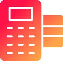 POS Terminal Creative Icon Design vector