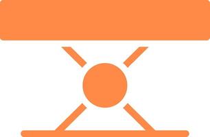 Folding Table Creative Icon Design vector