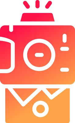 Instant Camera Creative Icon Design
