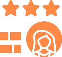 Review Creative Icon Design vector