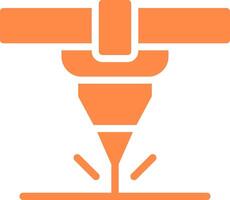 Laser Creative Icon Design vector