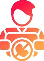 Contactless Delivery Creative Icon Design vector