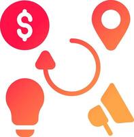 4Ps Creative Icon Design vector