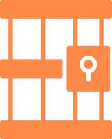 Jail Creative Icon Design vector