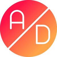 Ad Blocker Creative Icon Design vector