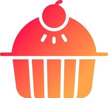 diseño de icono creativo de pastel de manzana vector