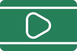 Video Play Creative Icon Design vector