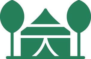 Tent Creative Icon Design vector