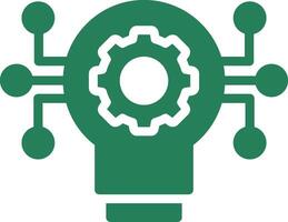 Technology Disruption Creative Icon Design vector