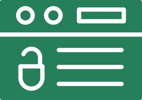 abierto fuente creativo icono diseño vector