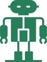 diseño de icono creativo robot vector