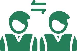 Social Distancing Creative Icon Design vector