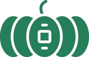 Pumpkin Creative Icon Design vector