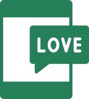 Love Call Creative Icon Design vector