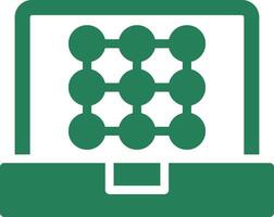 Pattern Recognition Creative Icon Design vector