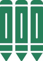 Pencils Creative Icon Design vector