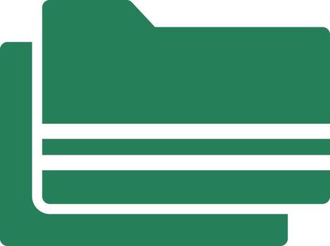 diseño de icono creativo de carpeta vector