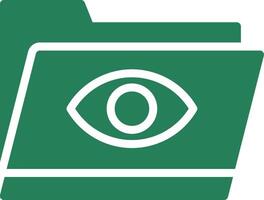 Watchlist Folder Creative Icon Design vector