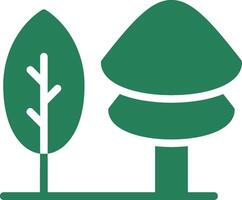 Trees Creative Icon Design vector